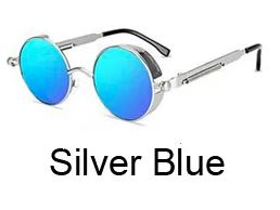 Vintage Steam Punk Glasses - Blue
