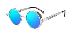 Load image into Gallery viewer, Vintage Steam Punk Glasses - Blue