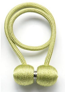 Magnetic Curtain Tie Back - Citrus Green