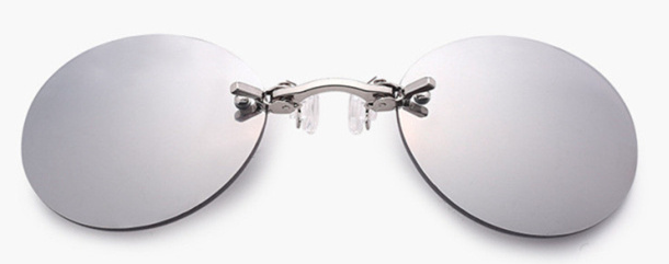 Matrix Style Sunglasses - Silver